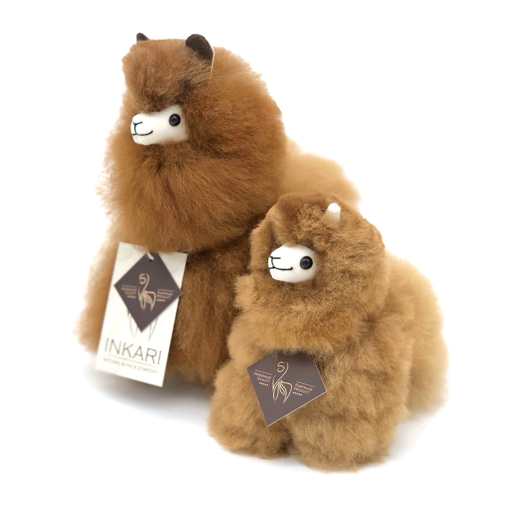 Alpaca Mini, Hazelnut - H15 cm.